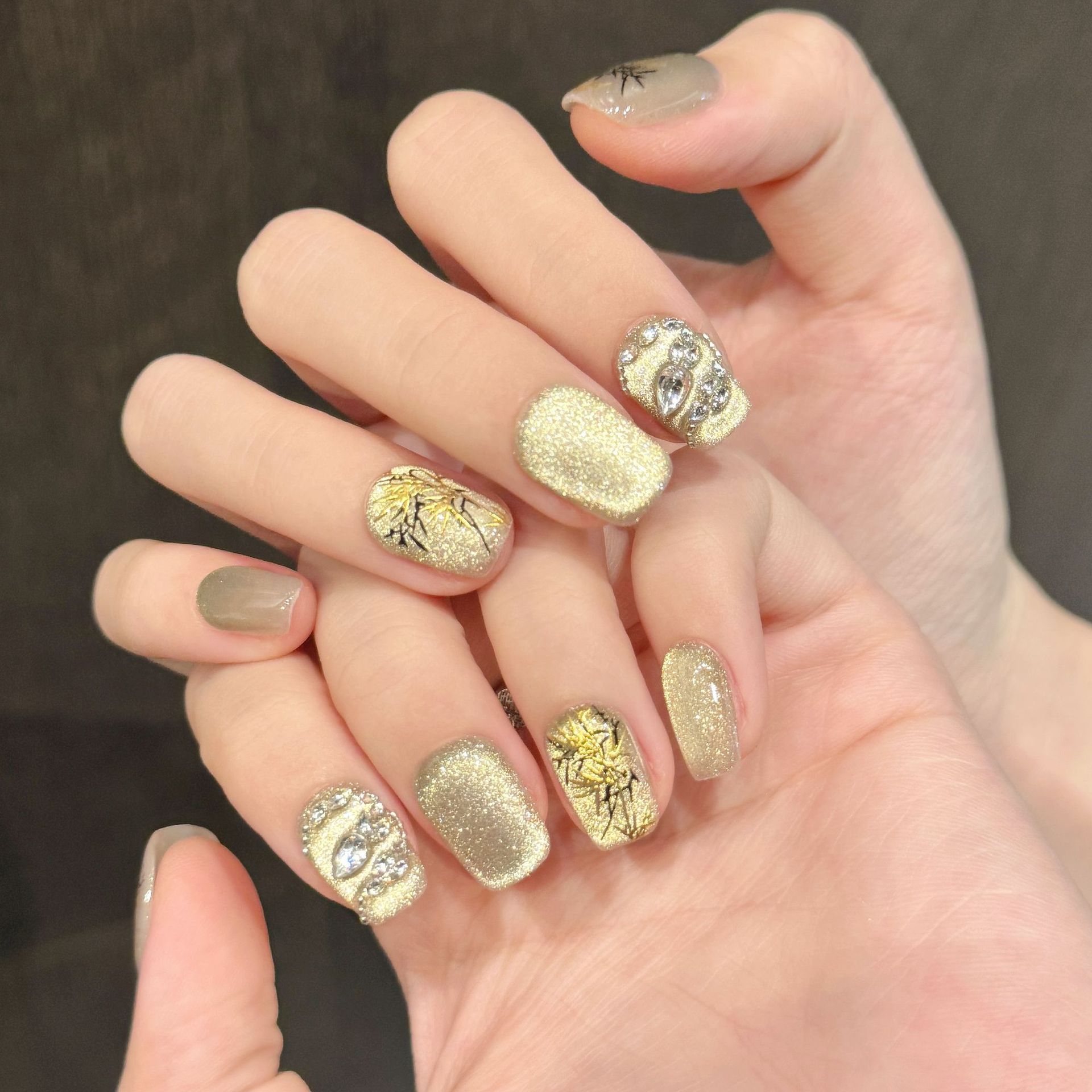 10pcs New Chinese Style Handma - Nail Art Glitter ulasan dan harga