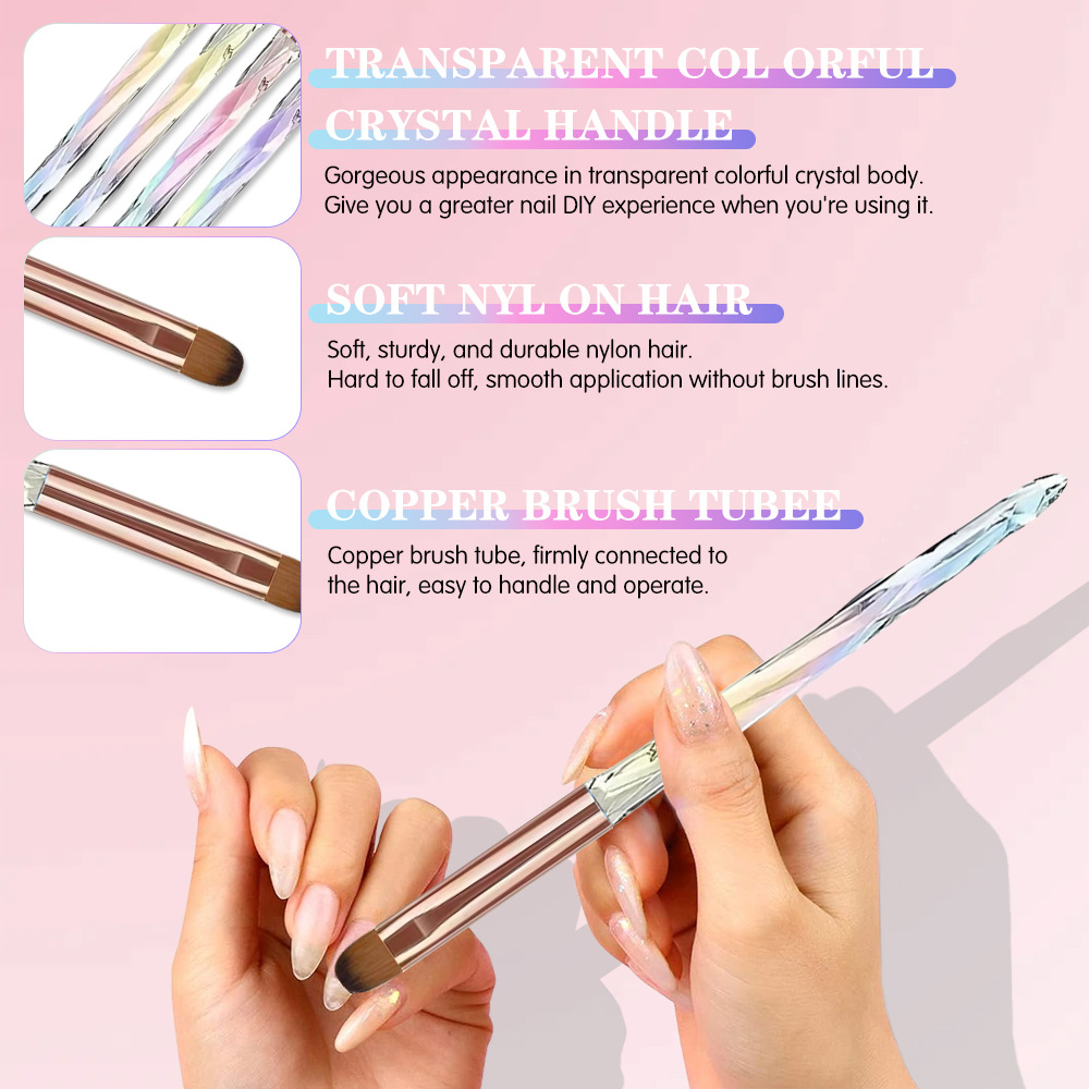 Nail Brush for Nail Art Design - Nail Art Navy ulasan dan harga
