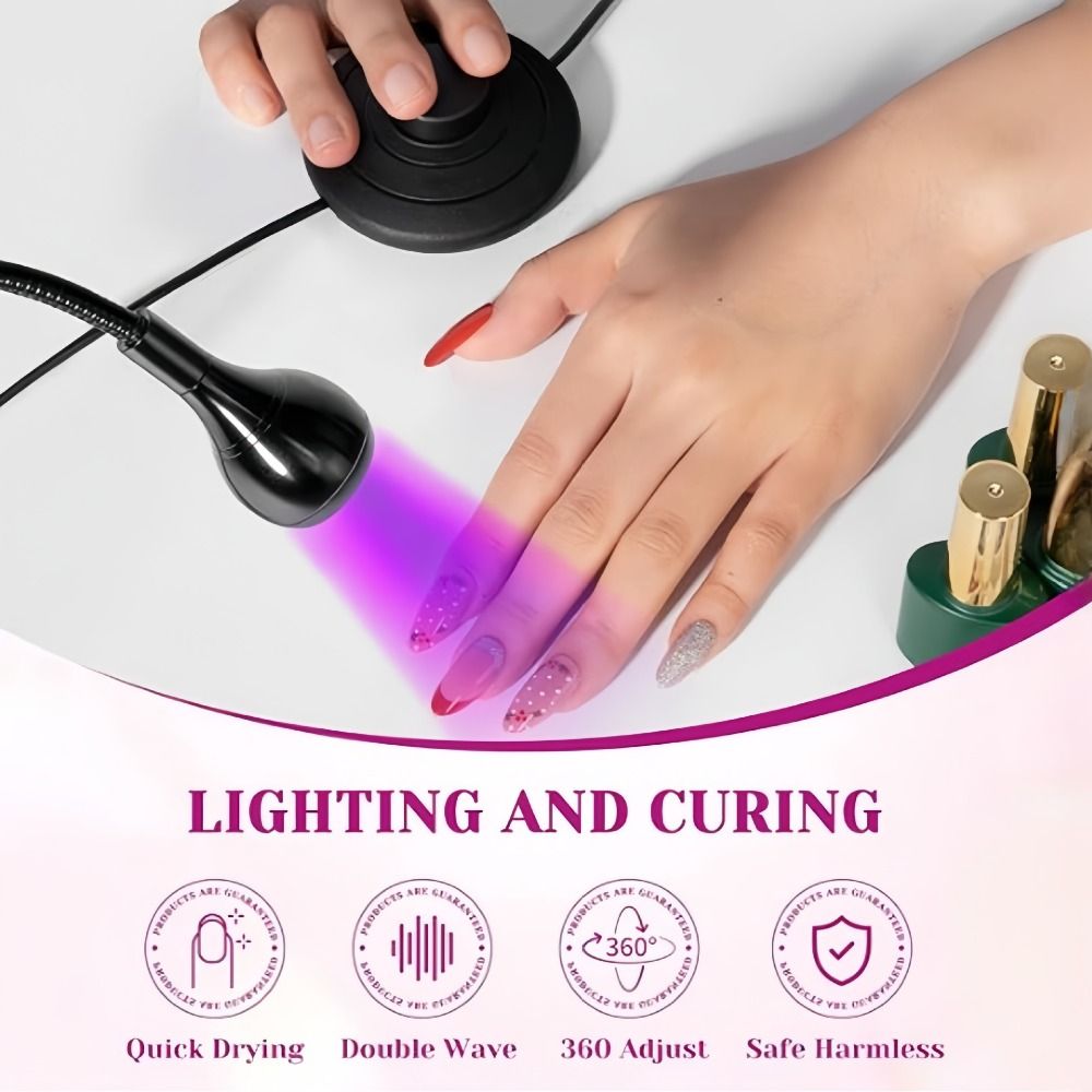 5W/3W UV Led Nail Lamp Foot Pe - Uv Led Lamp Nail ulasan dan harga