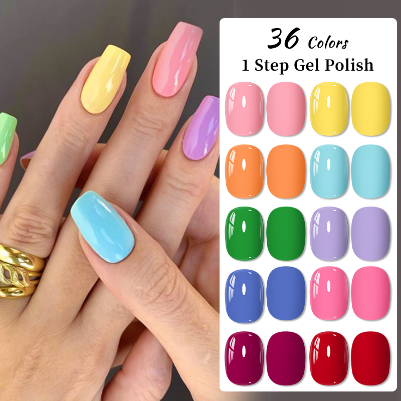 1-step Gel Polish 3 IN 1 Gel N - Nail Art One Stroke ulasan dan harga