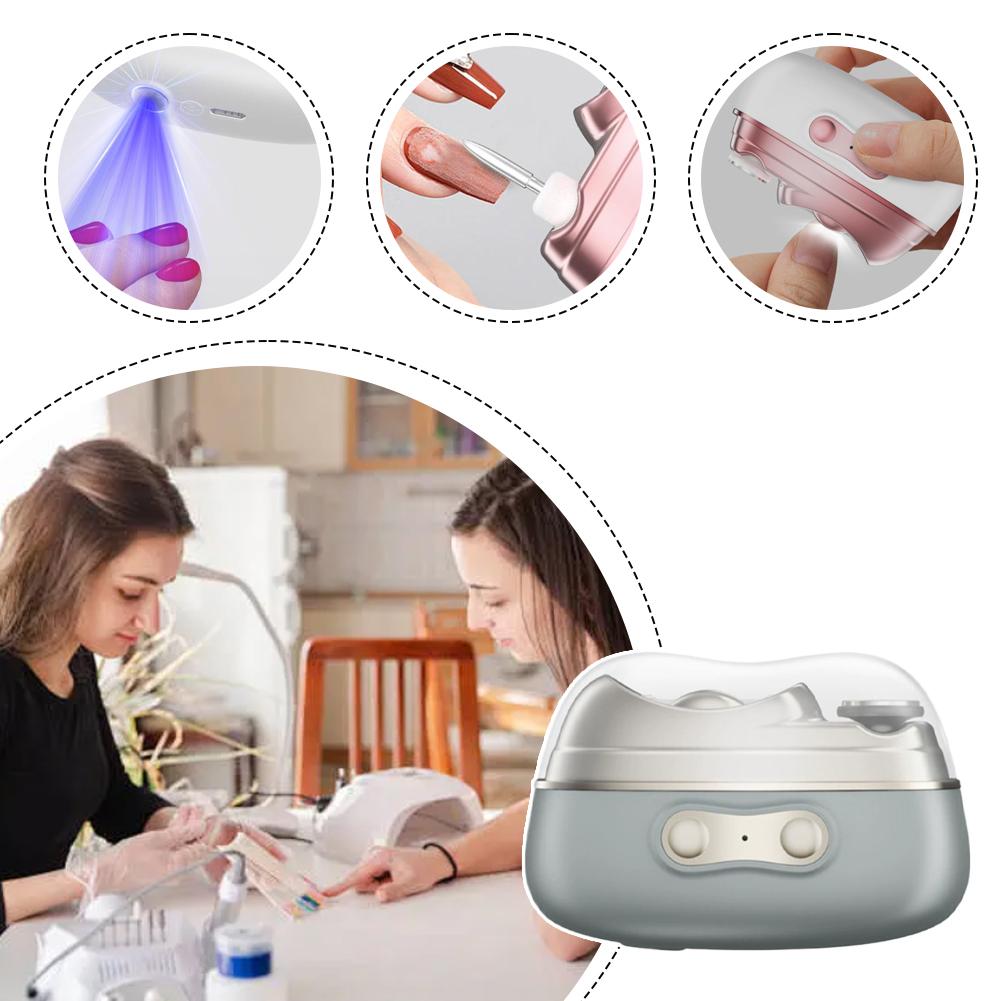 4-in-1 Electric Nail Clipper A - Uv Led Lamp Nail ulasan dan harga