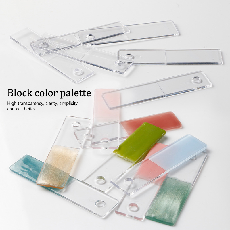 Rectangle Fake Nail Art Displa - Nail Art Navy ulasan dan harga