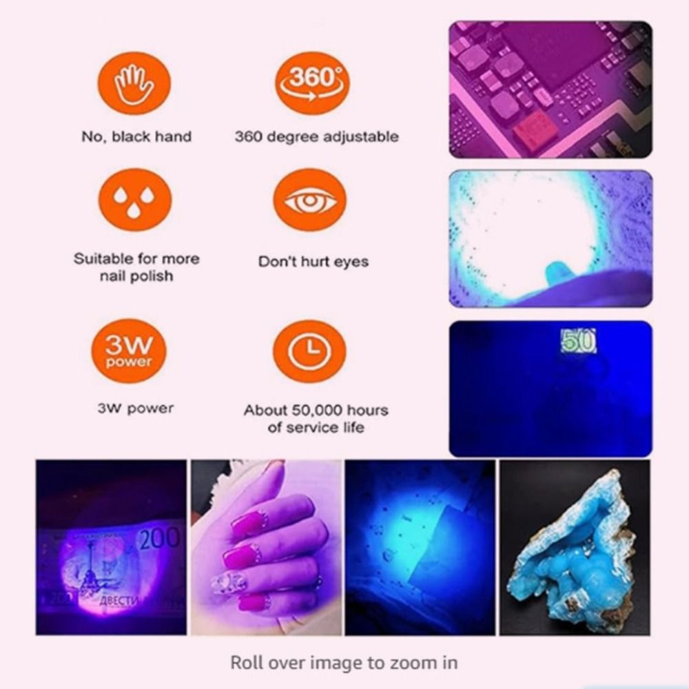 Portable 5W/3W UV Led Nail Lam - Uv Led Lamp Nail ulasan dan harga