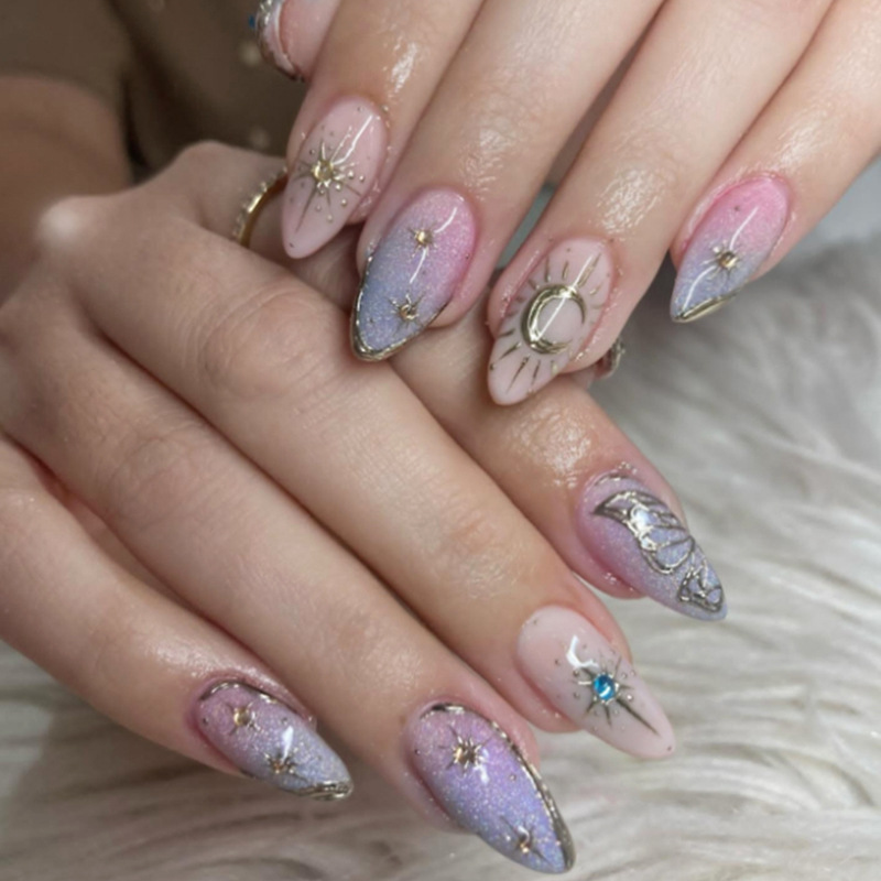 24pcs Gilded Starlight Stick o - Nail Art Glitter ulasan dan harga