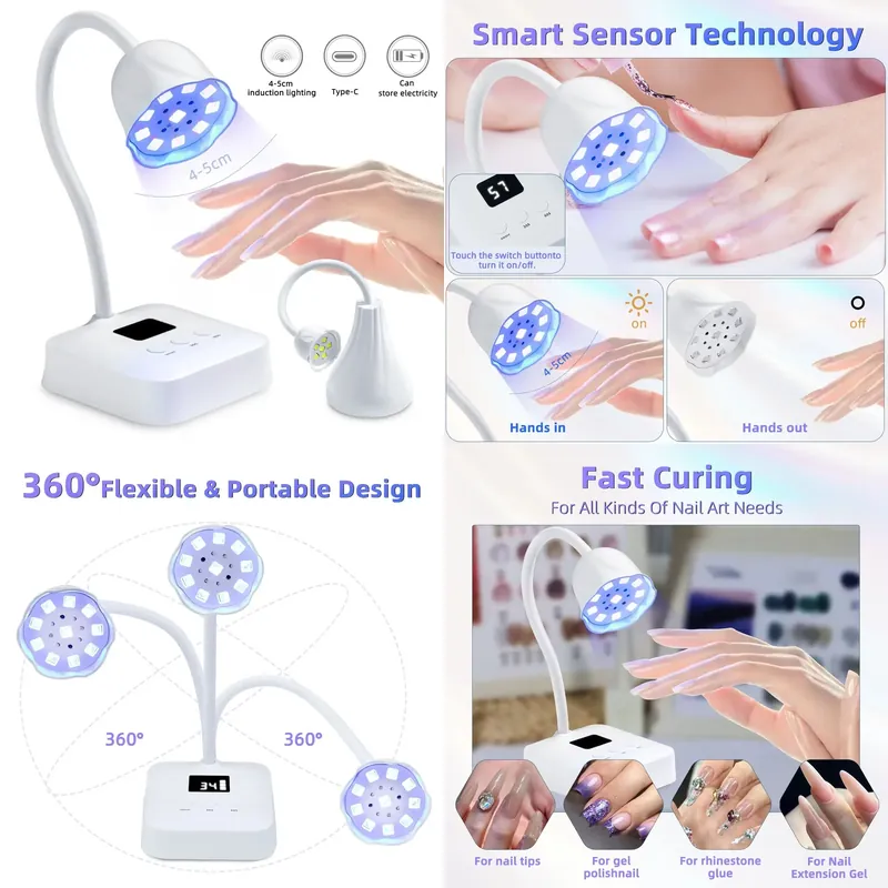 Wireless Nail Lamp LED UV Timi - Uv Led Lamp Nail ulasan dan harga