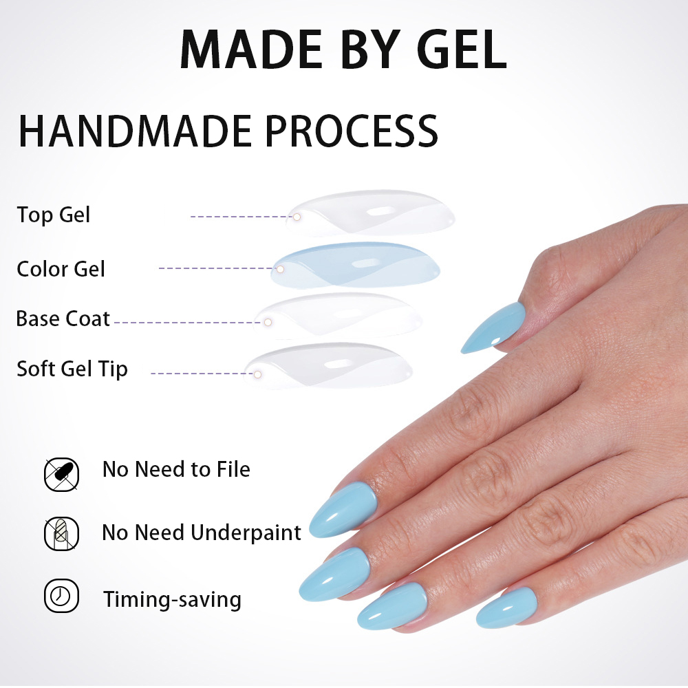 VITAGWX 32pcs Press on Nails A - Nail Art Glitter ulasan dan harga