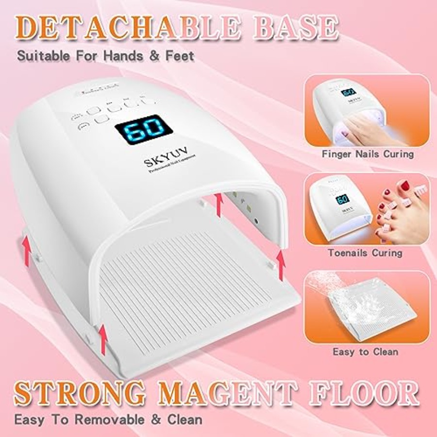 Rechargeable Faster Drying UV  - Uv Led Lamp Nail ulasan dan harga