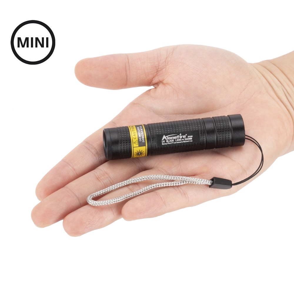 Mini 365nm UV Flashlight Black - Uv Led Lamp Nail ulasan dan harga