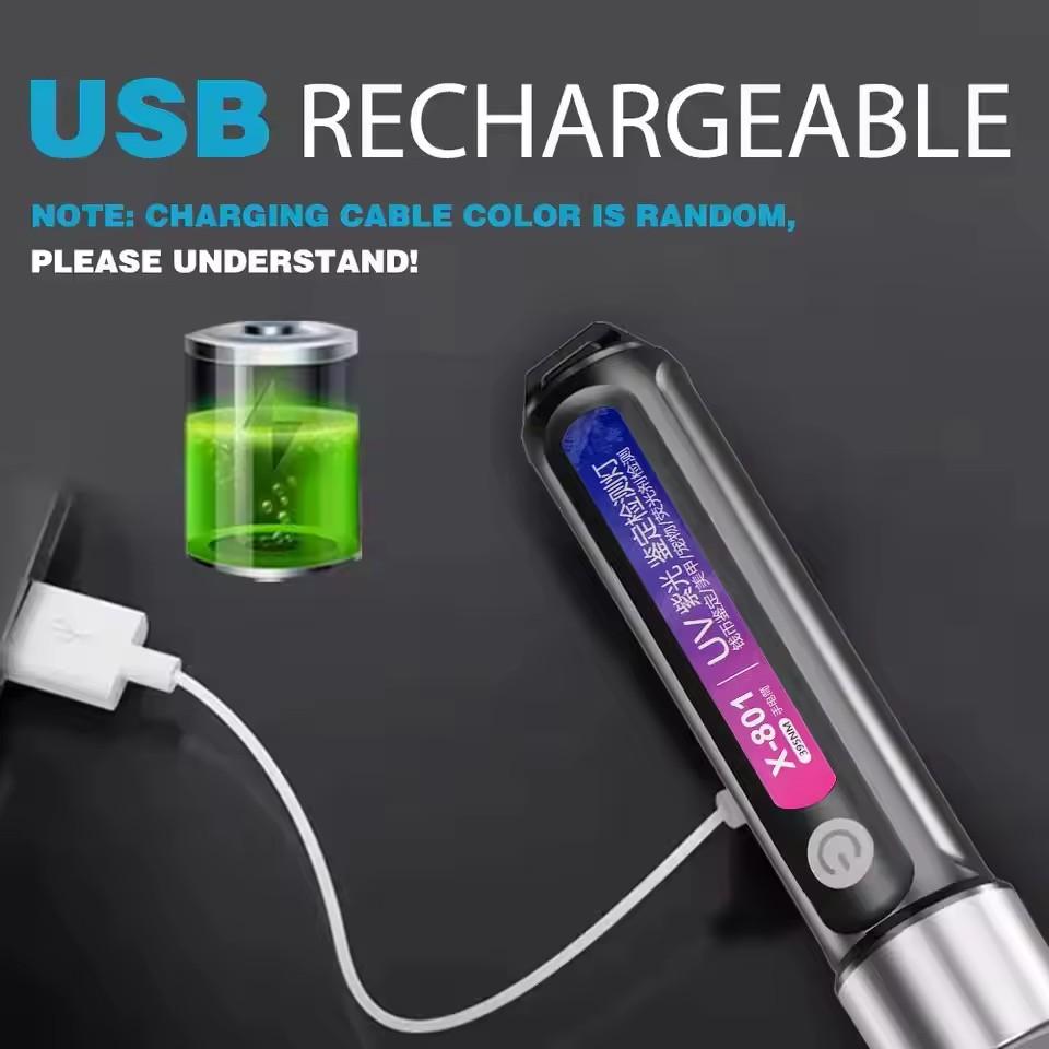 Mini UV LED Blacklight Flashli - Uv Led Lamp Nail ulasan dan harga