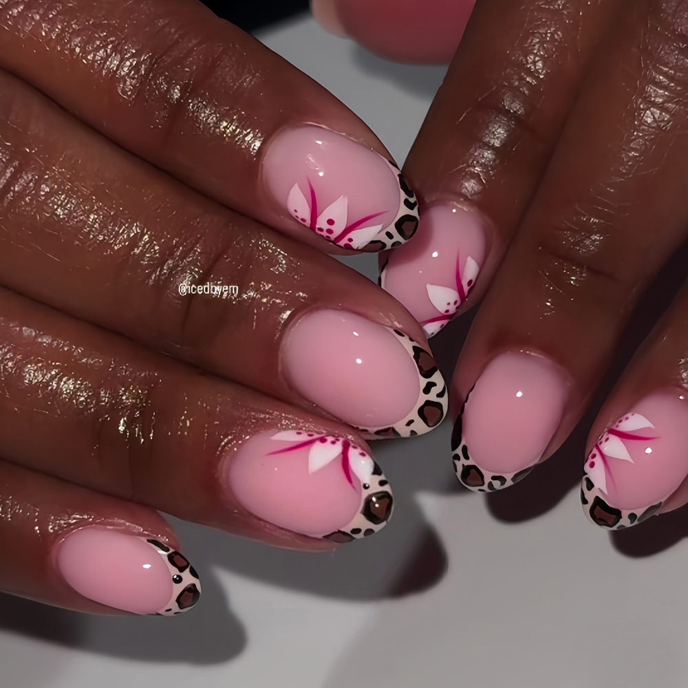 Short long fake nails for wome - Nail Art Glitter ulasan dan harga