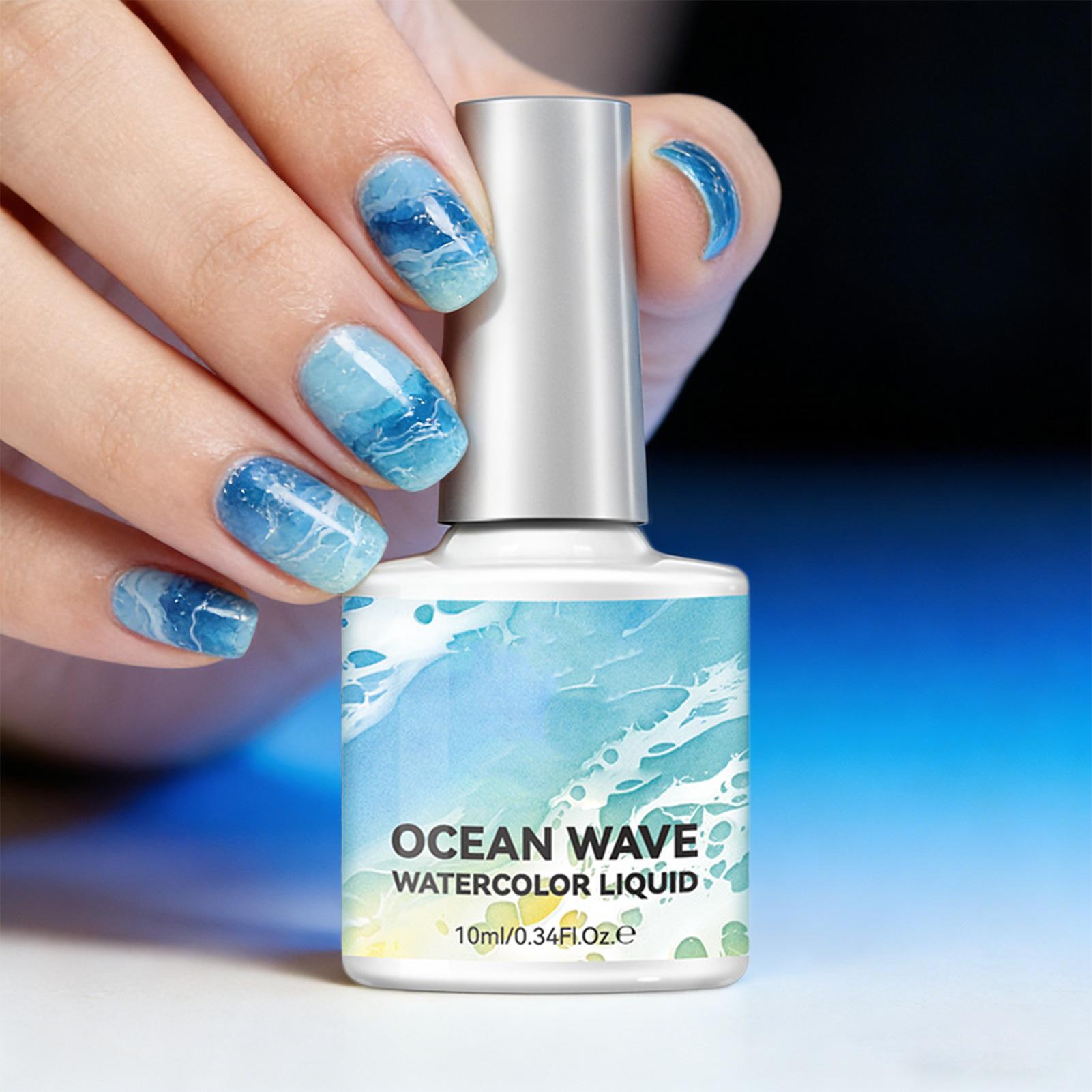 10ml Bubble Ocean Wave White G - Nail Art One Stroke ulasan dan harga