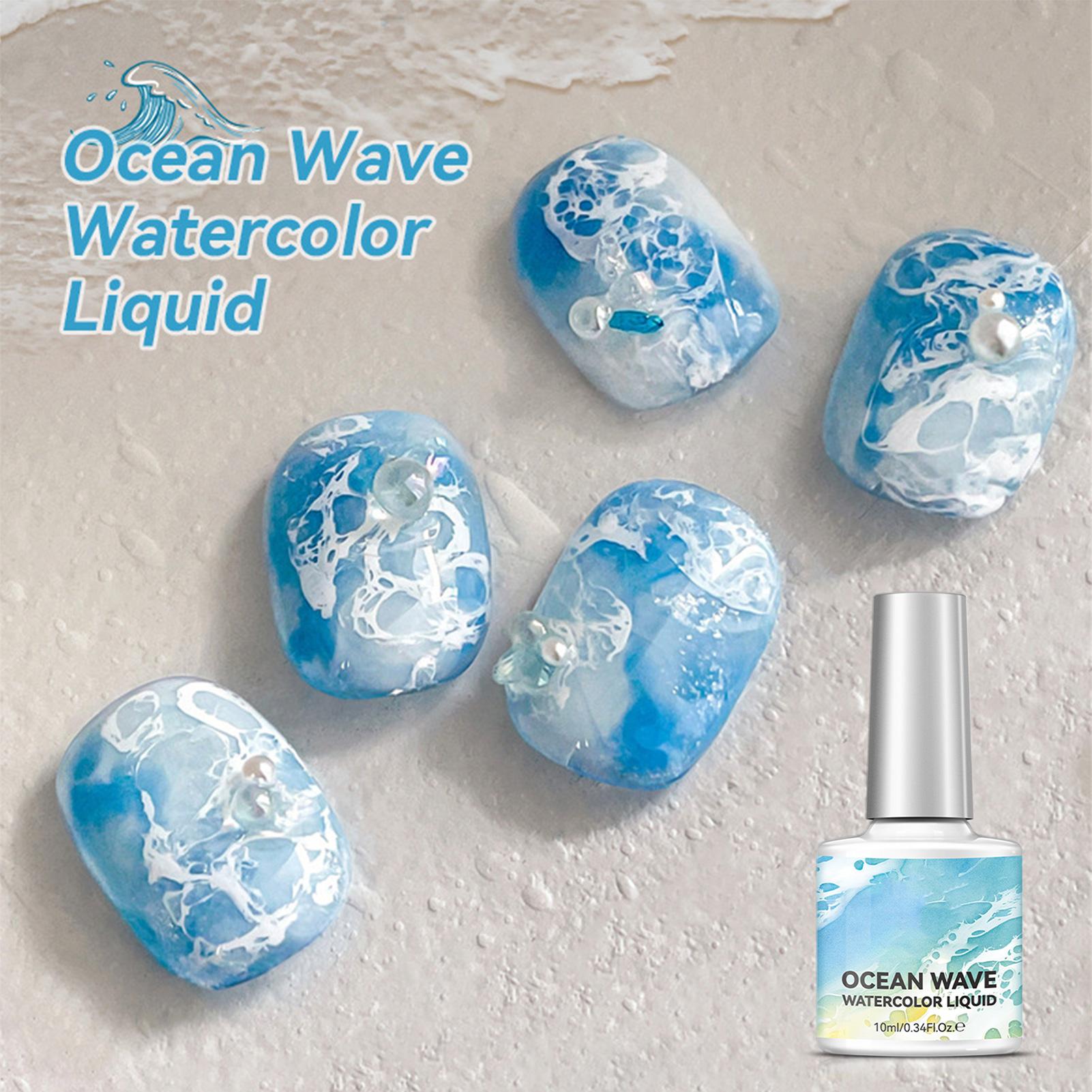 10ml Bubble Ocean Wave White G - Nail Art One Stroke ulasan dan harga