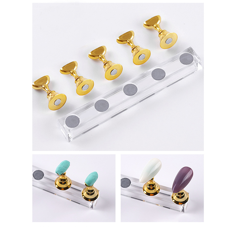 5/30pcs/Set Magnetic Nail Hold - Nail Art Navy ulasan dan harga