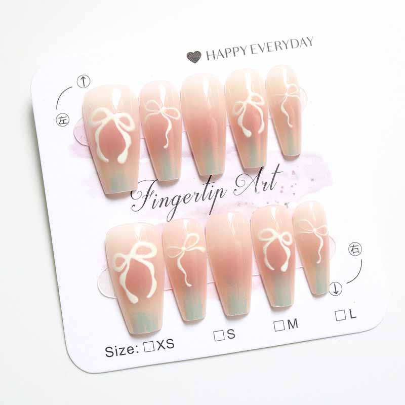 10 Pcs Women French Style High - Nail Art French Nails ulasan dan harga