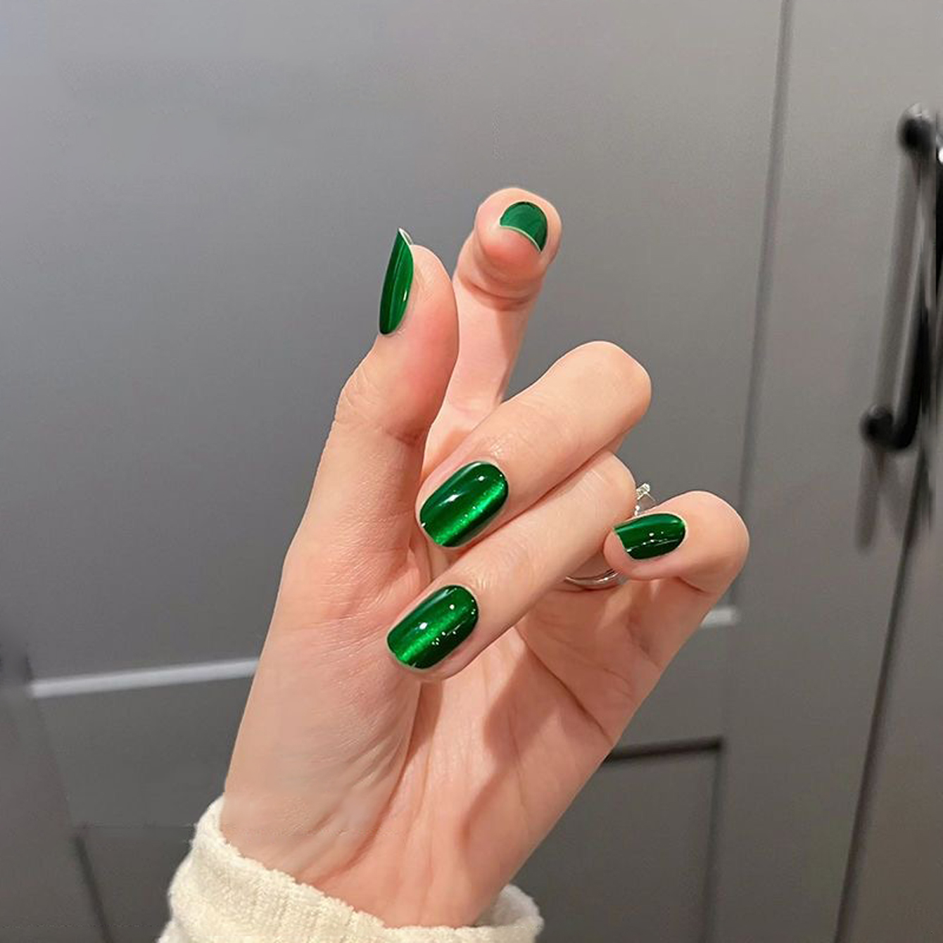 1pc 15ml Autumn Nail Imperial  - Nail Art Emerald Green ulasan dan harga
