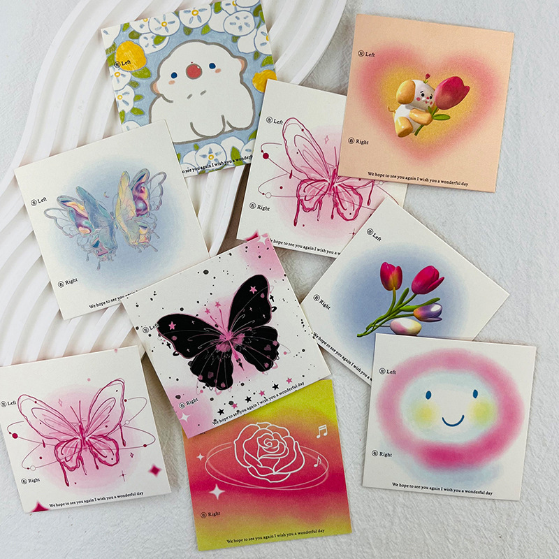 50Pcs 6.5x6.5cm 8x8cm Press On - Nail Art Navy ulasan dan harga
