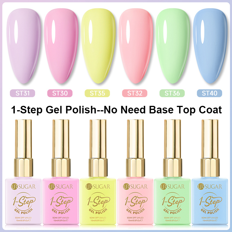 UR SUGAR 1/6Pcs 15ml 1-Step Ge - Nail Art One Stroke ulasan dan harga