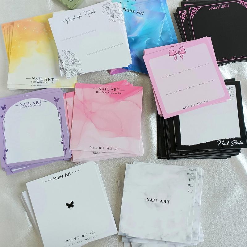 ●20 Sheets Press On Nail Botto - Nail Art Navy ulasan dan harga
