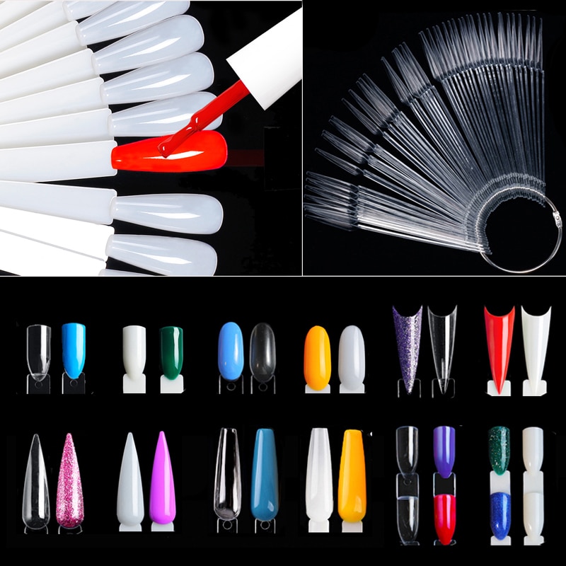 Nail Display Sticks Clear Natu - Nail Art Navy ulasan dan harga