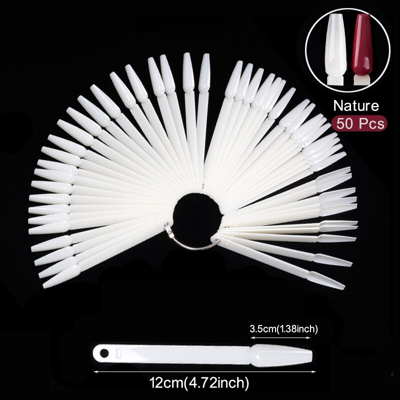 Nail Display Sticks Clear Natu - Nail Art Navy ulasan dan harga
