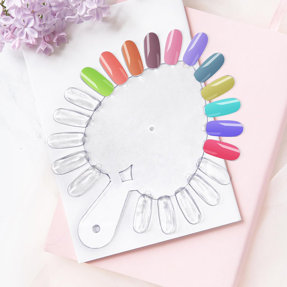 10Pcs Heart-shaped Nails Color - Nail Art Navy ulasan dan harga