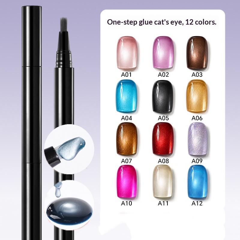 3ML One Step Cat Eye Gel Nail  - Nail Art One Stroke ulasan dan harga