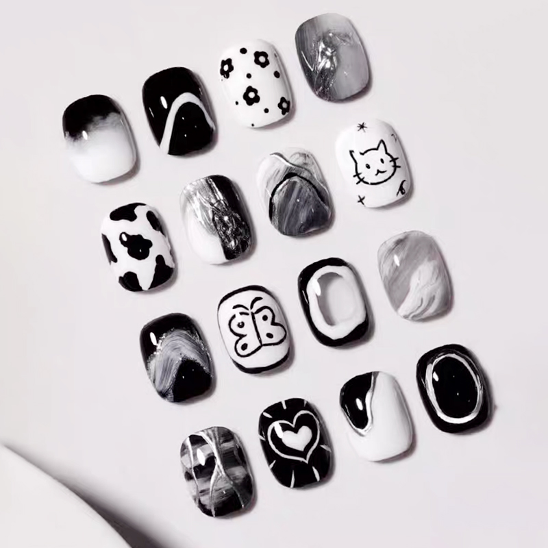 UR SUGAR 3 IN 1 Black White 1- - Nail Art One Stroke ulasan dan harga