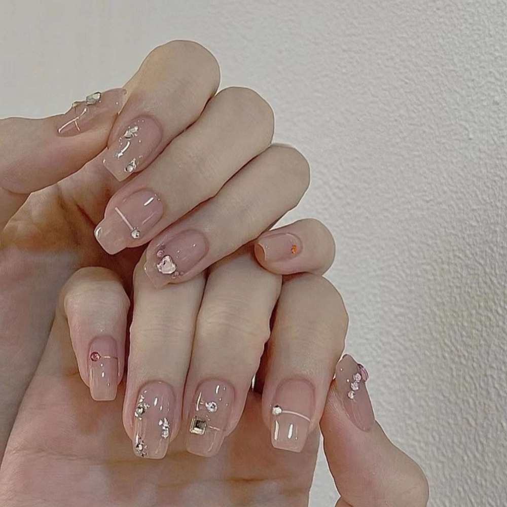 24Pcs Cat's Eye Simple Glitter - Nail Art Glitter ulasan dan harga