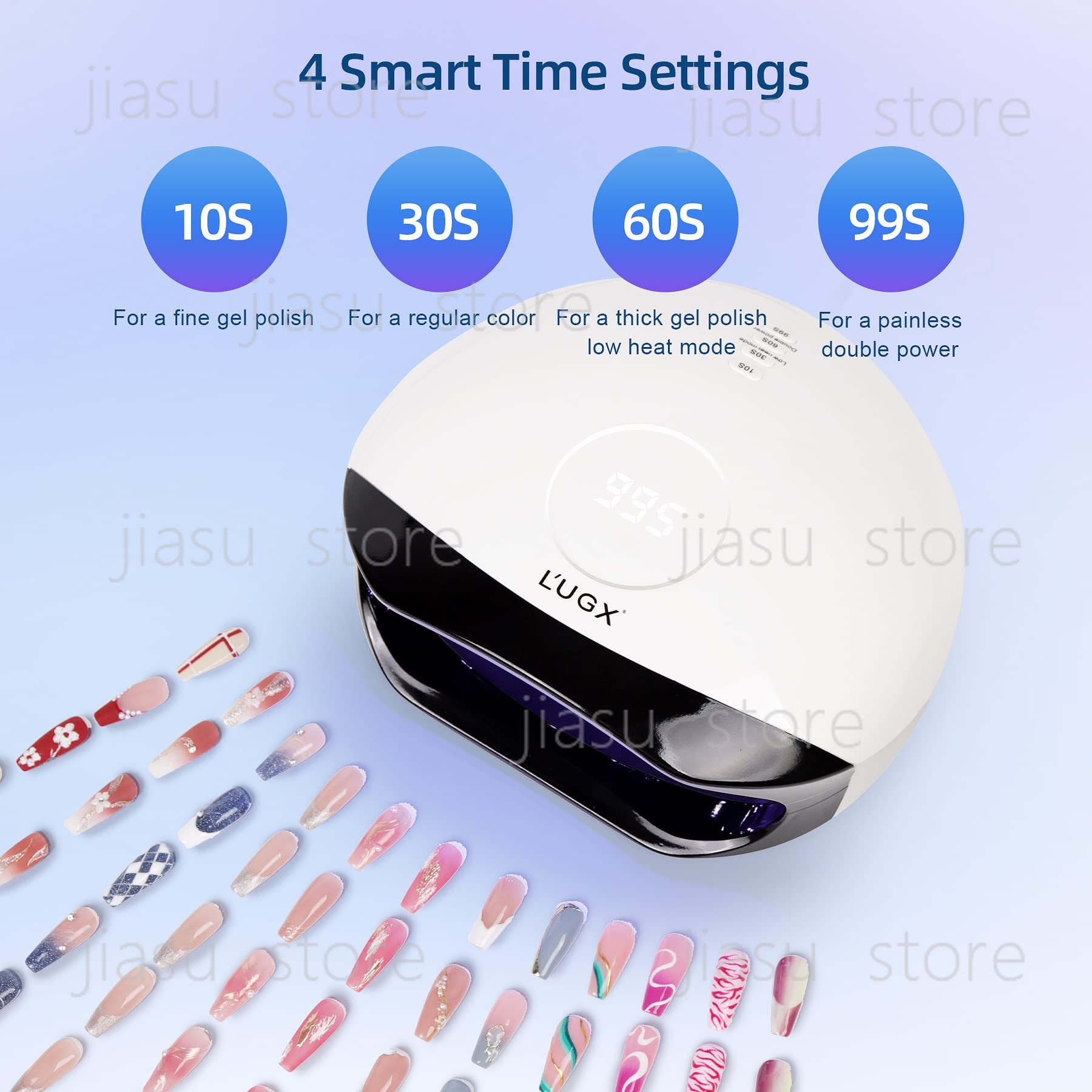 LUGX Hot Sale 56W Manicure Nai - Uv Led Lamp Nail ulasan dan harga