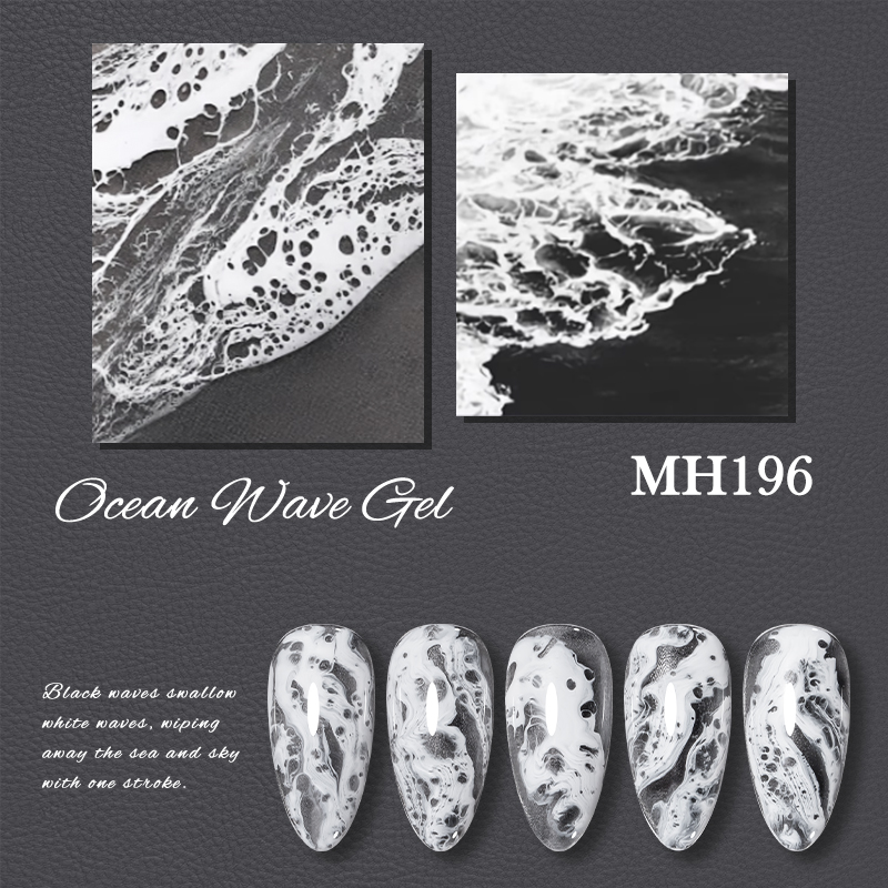 10ml Bubble Ocean Wave White G - Nail Art One Stroke ulasan dan harga