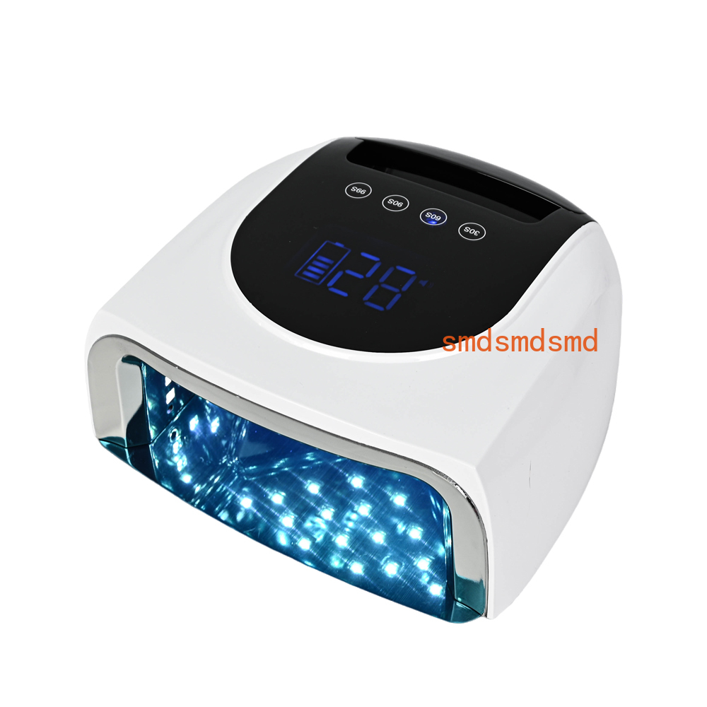 Rechargeable 96W Nail Lamp wit - Uv Led Lamp Nail ulasan dan harga