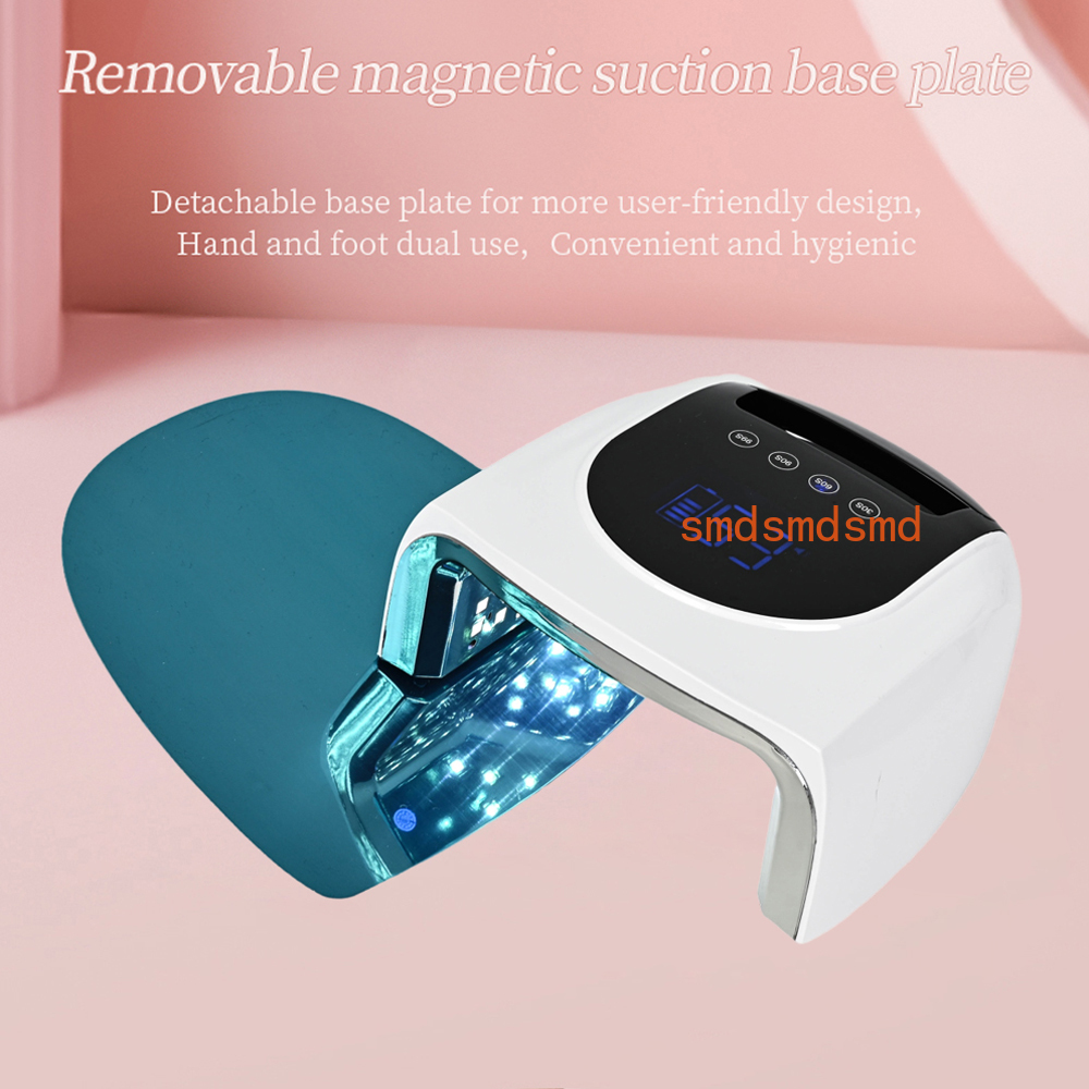 Rechargeable 96W Nail Lamp wit - Uv Led Lamp Nail ulasan dan harga