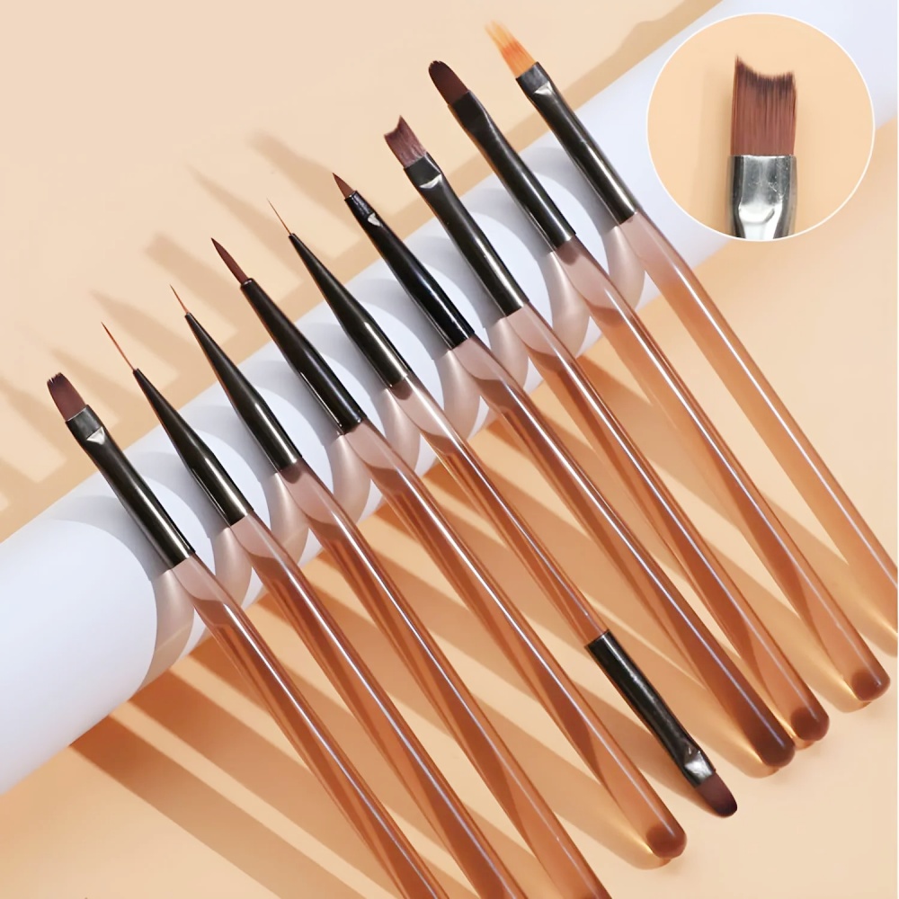 9PCS Nail Brush for Nail Art D - Nail Art Navy ulasan dan harga