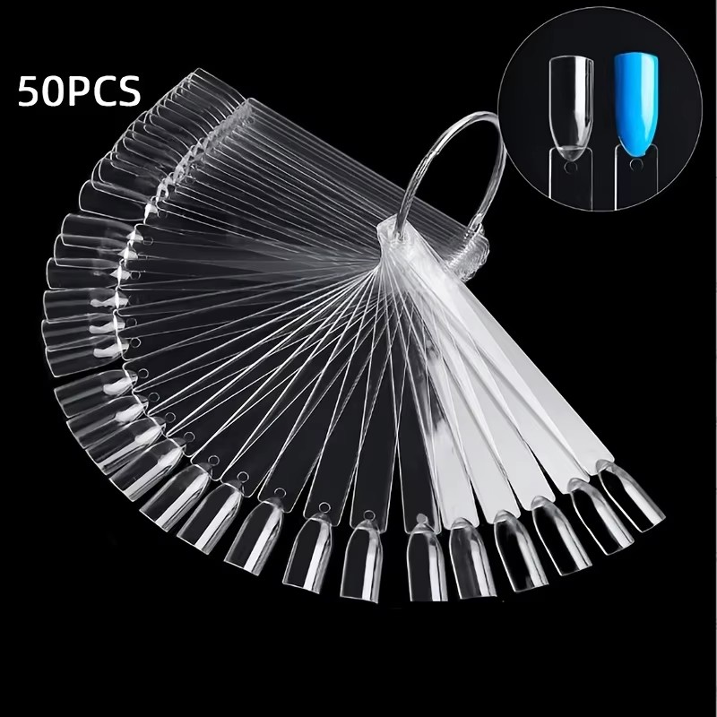50 Nail Sample Sticks with Rin - Nail Art Navy ulasan dan harga