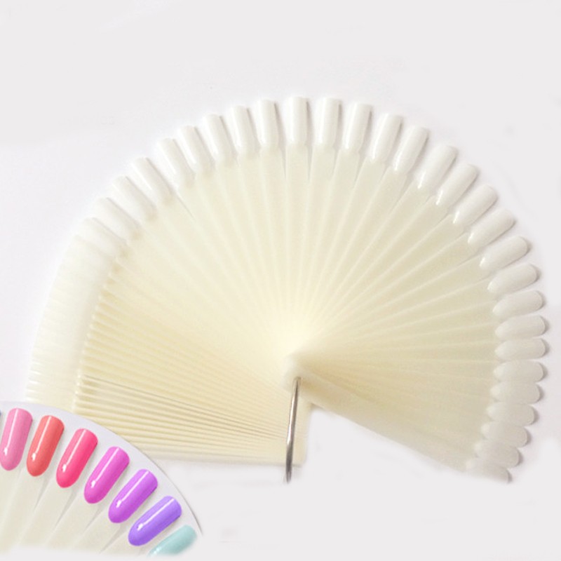 4Color 50pcs False Nail Tips F - Nail Art Navy ulasan dan harga