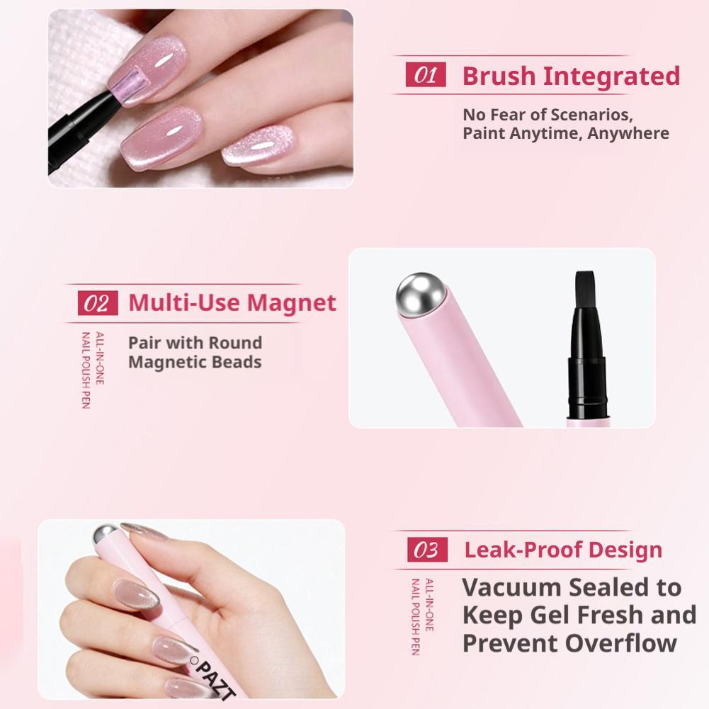 Magnetic Gel Nail Polish Pen,  - Nail Art One Stroke ulasan dan harga